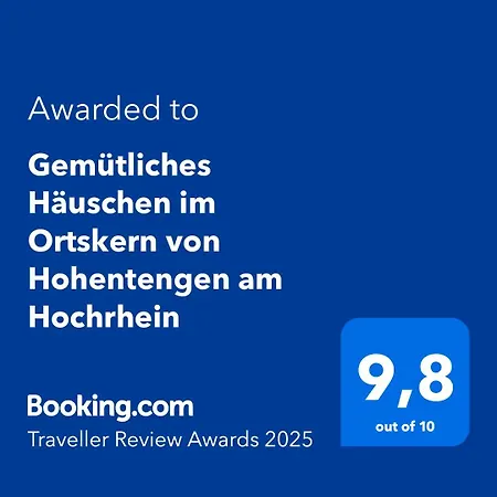 Tatil Evi Gemuetliches Haeuschen Im Ortskern Von Hohentengen am Hochrhein